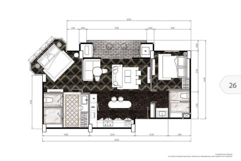 Вилла в Паттайе, Таиланд с 5 спальнями  № 170344 - фото 10