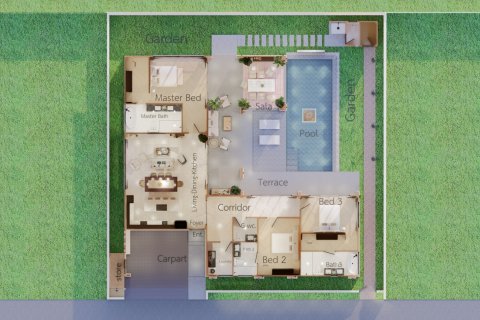 Villa à Hua Hin, Thaïlande 3 chambres № 170048 - photo 22