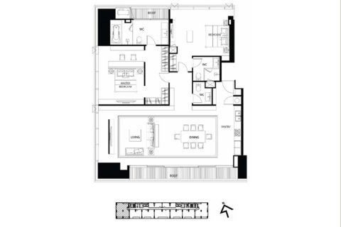 Condo in Bangkok, Thailand, 2 bedrooms  № 170274 - photo 14