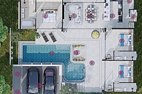 Villa in Ko Samui, Thailand 3 bedrooms № 170273 - photo 20