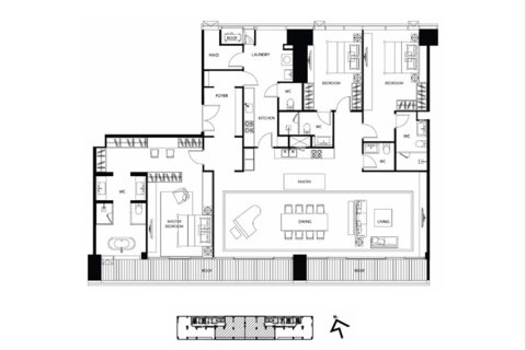 Condo in Bangkok, Thailand, 2 bedrooms  № 170275 - photo 15