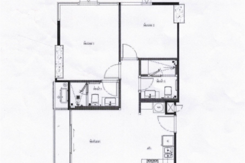 Condo à Bangkok, Thaïlande, 2 chambres  № 188932