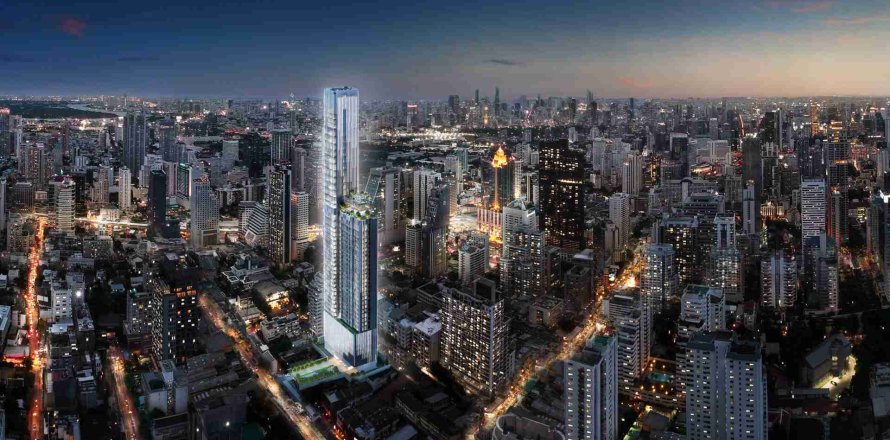 Condo à Bangkok, Thaïlande, 1 chambre № 183846