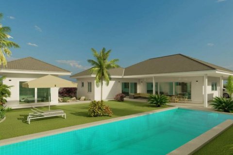 Вилла в Хуа Хине, Таиланд с 3 спальнями  № 134485 - фото 1