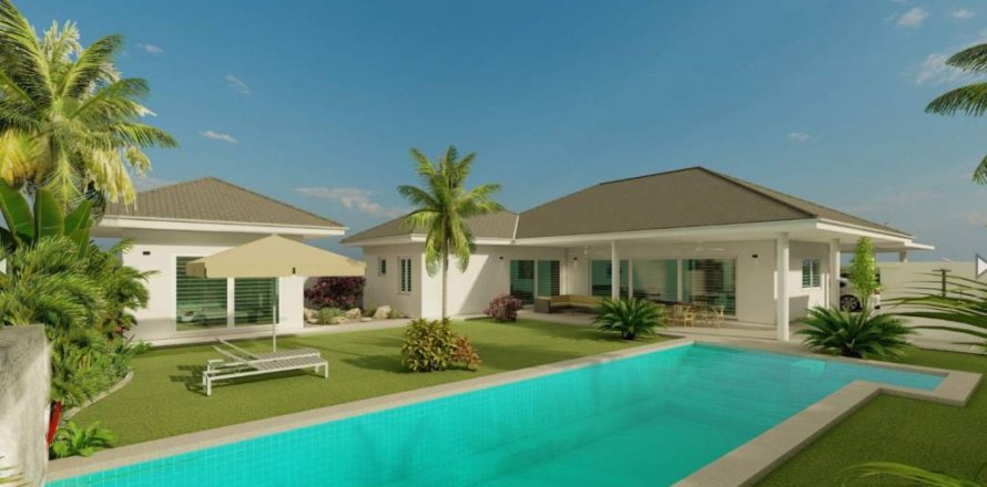 Вилла в Хуа Хине, Таиланд с 3 спальнями  № 134485