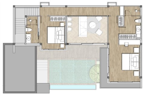 Villa in Bang Tao, Thailand 3 Schlafzimmer № 223461 - Foto 3