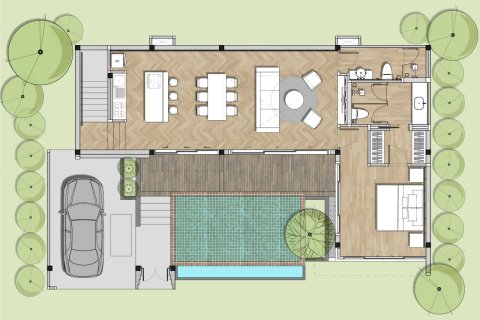 Villa in Bang Tao, Thailand 3 Schlafzimmer № 223461 - Foto 2