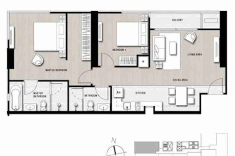 Condo in Bangkok, Thailand, 2 bedrooms № 183609 - photo 11