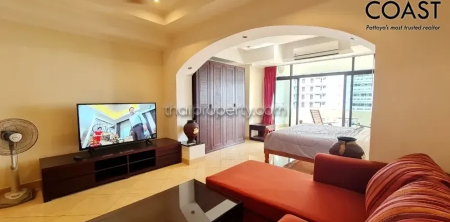 Estudio en el condominio en Jomtien Beach, Pattaya, Tailandia № 212147