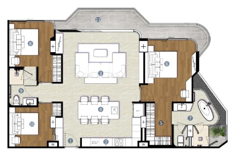 Condo in Bang Tao, Thailand, 3 bedrooms  № 165230 - photo 20