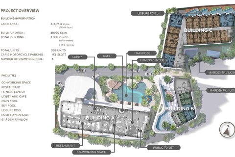 Квартира в Пхукете, Таиланд с 2 спальнями  № 146462 - фото 20