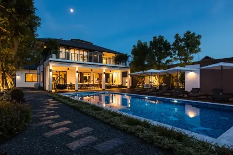 Вилла в Чиангмае, Таиланд с 5 спальнями  № 162758 - фото 16