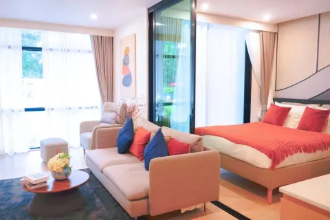 Condo sur Naithon Beach, Thaïlande, 1 chambre  № 153894 - photo 4