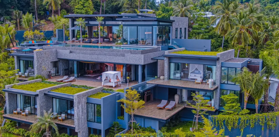 Villa à Ko Samui, Thaïlande 5 chambres № 150306