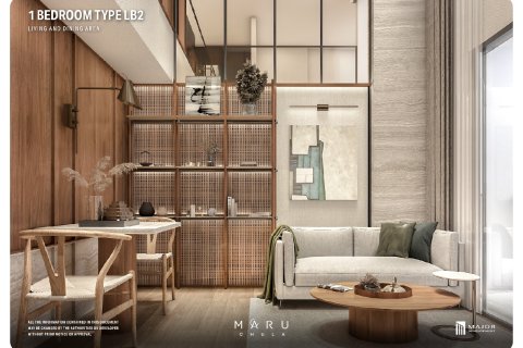 Condo à Bangkok, Thaïlande, 2 chambres  № 165208