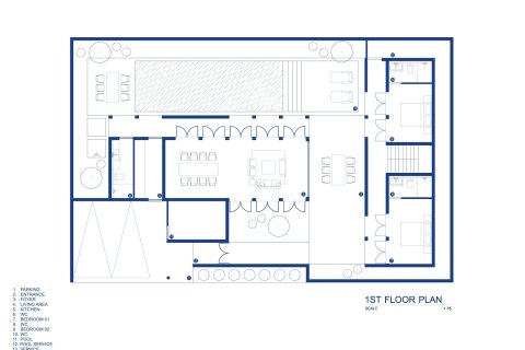 Вилла в Хуа Хине, Таиланд с 5 спальнями  № 165202 - фото 20