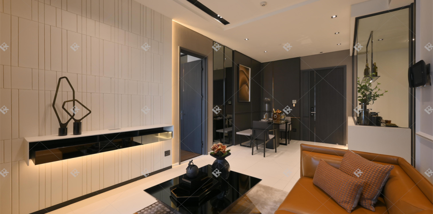 Condo à Bangkok, Thaïlande, 2 chambres № 186232