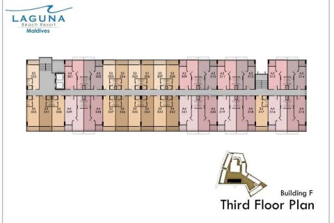 Квартира на Пляж Джомтьен, Паттайя, Таиланд с 1 спальней  № 170419 - фото 24