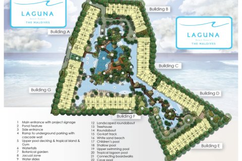 Квартира на Пляж Джомтьен, Паттайя, Таиланд с 1 спальней  № 170419 - фото 25