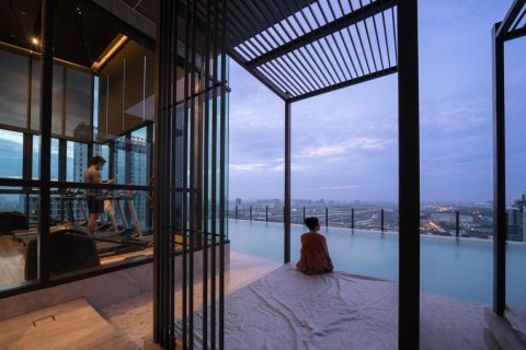 Студия в кондо в Пхая Тая, Бангкок, Таиланд № 164728 - фото 5