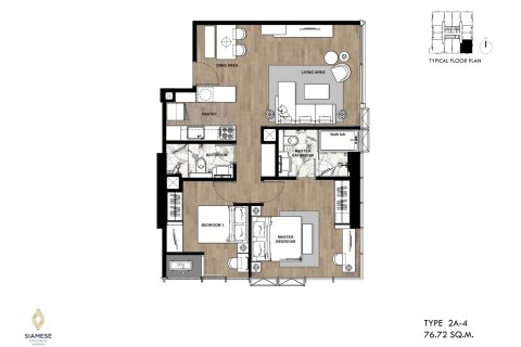 Condo à Bangkok, Thaïlande, 2 chambres  № 166323 - photo 21