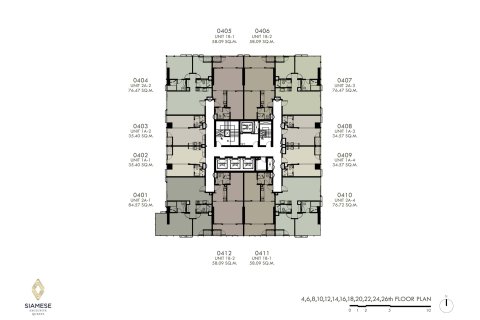 Condo à Bangkok, Thaïlande, 1 chambre  № 166324 - photo 14