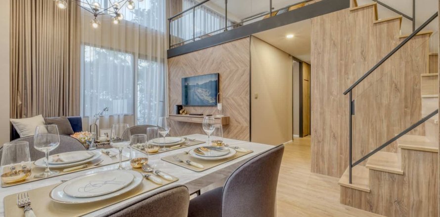 Condo à Bangkok, Thaïlande, 2 chambres  № 166327