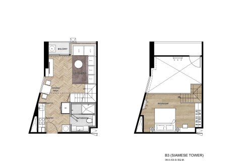 Condo à Bangkok, Thaïlande, 1 chambre  № 166328 - photo 6