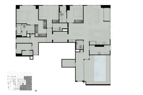 Penthouse in Bangkok, Thailand 3 bedrooms № 181038 - photo 18