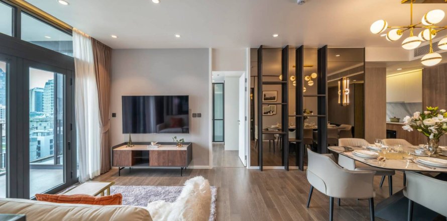 Condo à Bangkok, Thaïlande, 2 chambres № 180667