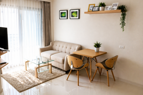 Квартира в Паттайе, Таиланд с 2 комнатами  № 159936