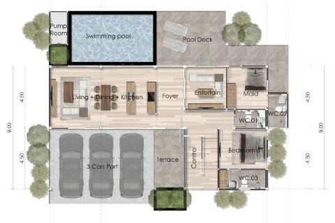 Villa à Pattaya, Thaïlande 5 chambres № 164989 - photo 24