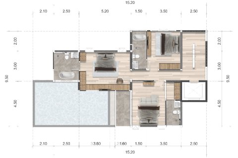 Вилла в Паттайе, Таиланд с 5 спальнями  № 164988 - фото 22