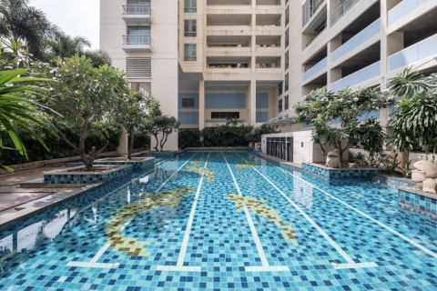 Studio in the Condo in Yan Nawa, Bangkok, Thailand  № 149263 - photo 16