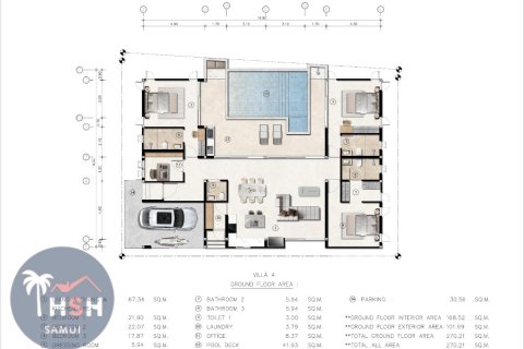 Villa in Ko Samui, Thailand 3 bedrooms № 179899 - photo 7