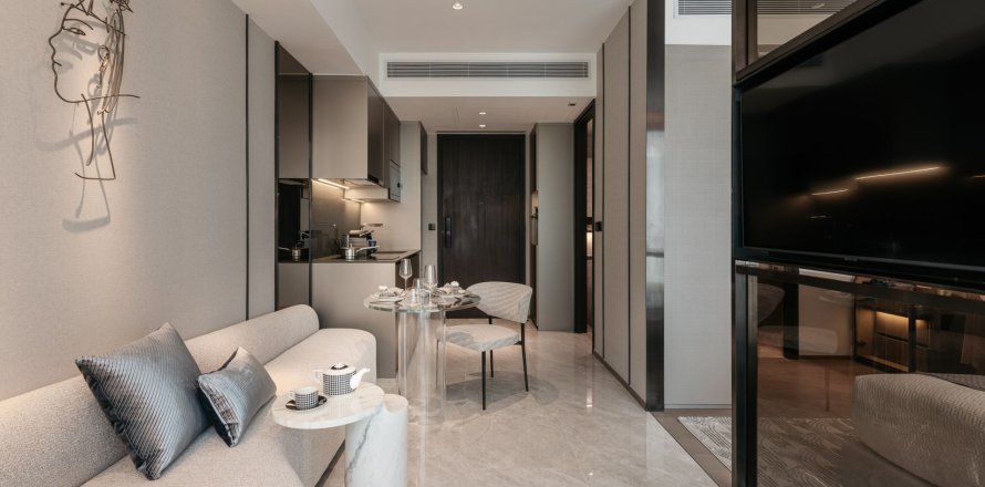 Студия в кондо в Патхум Ване, Бангкок, Таиланд № 159594