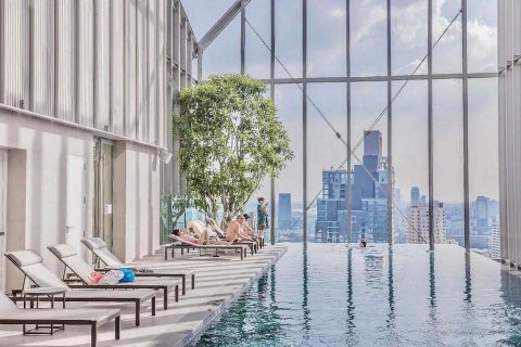 Studio dans le Condo à Watthana, Bangkok, Thaïlande  № 159595 - photo 7