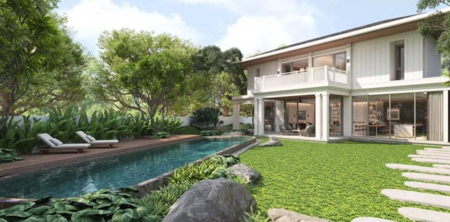 Вилла в Хуа Хине, Таиланд с 4 спальнями  № 172709