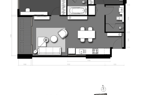 Condo in Bangkok, Thailand, 2 bedrooms  № 183352 - photo 4