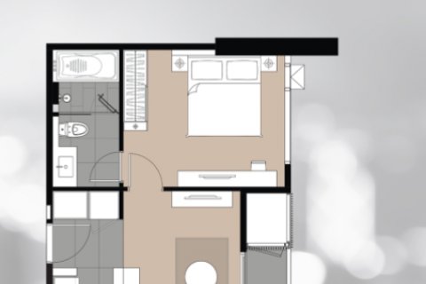 Condo in Bangkok, Thailand, 1 bedroom  № 143942 - photo 1