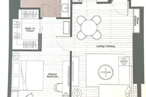 Студия в кондо в Банг Раке, Бангкок, Таиланд № 161572 - фото 3