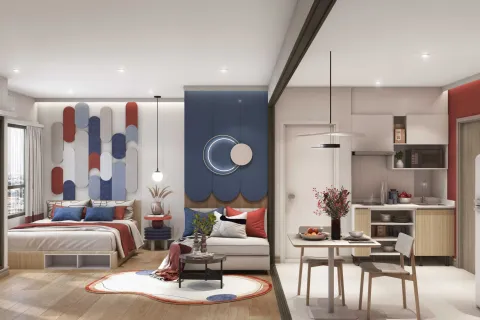 Condo à Bang Na, Bangkok, Thaïlande, 3 chambres  № 160781 - photo 2