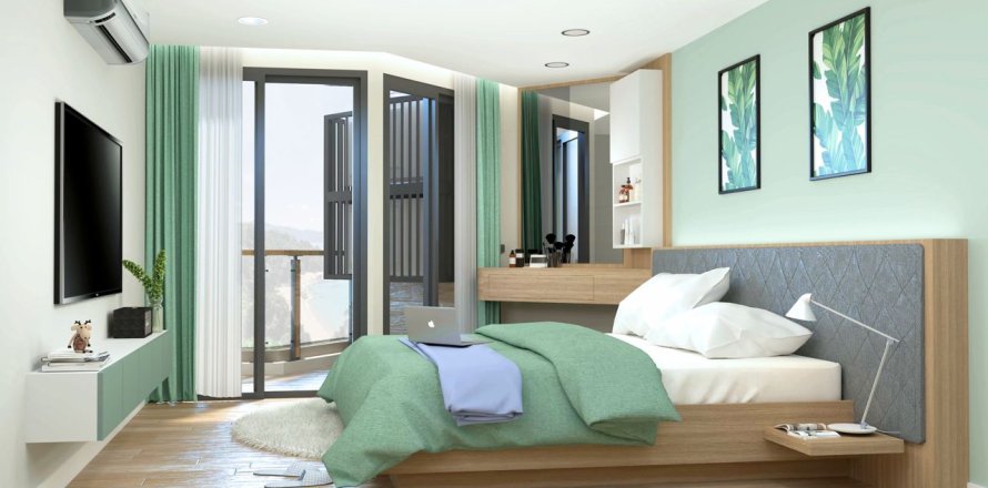 Квартира в Паттайе, Таиланд с 4 комнатами  № 159802