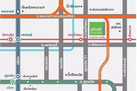 Кондоминиум с 2 спальнями в Бангкапи, Бангкок, Таиланд № 153570 - фото 4