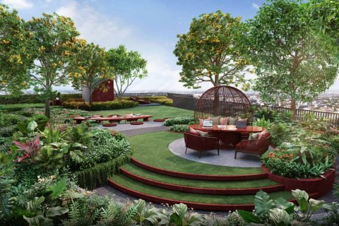 Кондоминиум с 1 спальней в Бангкоке, Таиланд № 166627 - фото 13