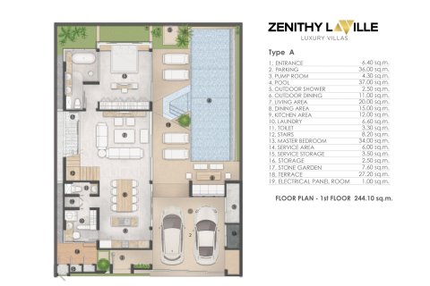 Villa in Ko Kaeo, Thailand 3 bedrooms № 169930 - photo 25