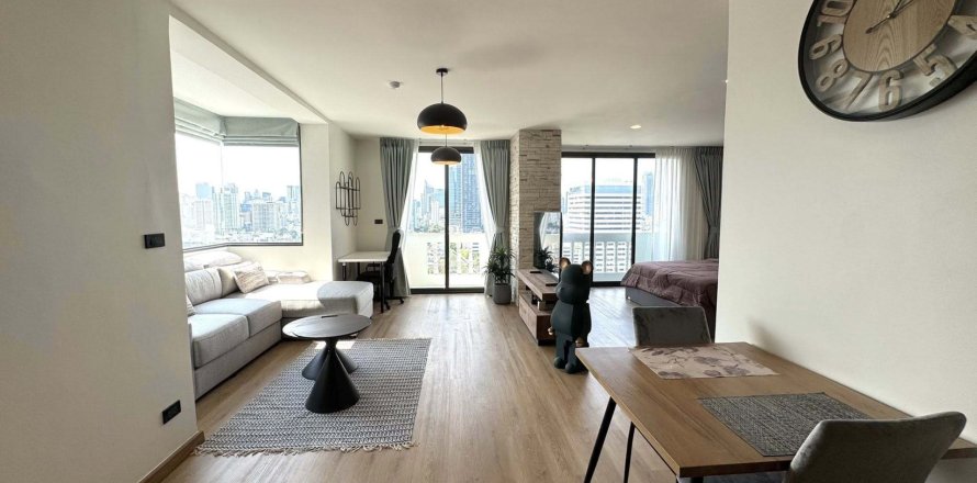 Studio in the Condo in Watthana, Bangkok, Thailand  № 161704