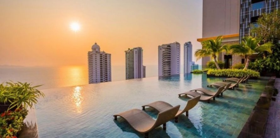 Condo à Pattaya, Thaïlande, 1 chambre  № 119153