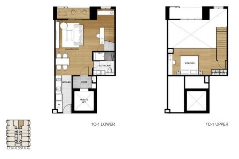 Condo in Bangkok, Thailand, 1 bedroom  № 143669 - photo 9