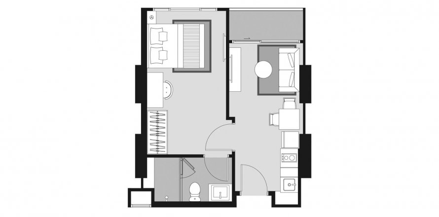 ЖК Whizdom Avenue Ratchada - Ladprao в Чатучаке, Бангкок, Таиланд № 134185 - фото 1